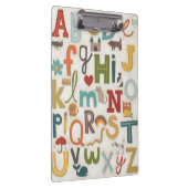 Alphabet-Suppe Klemmbrett (Rechts)