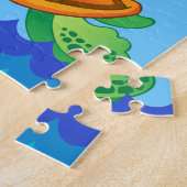 Alphabet t für Turtelpuzzle mit Geschenkboxen Puzzle (Seite)