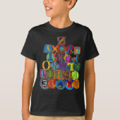 Alphabet-T - Shirt (Vorderseite)