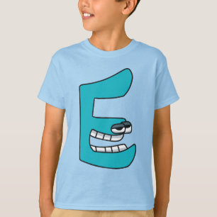Alphabet T - Shirt Letter E