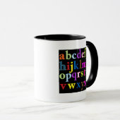 Alphabet Tasse (VorderseiteRechts)