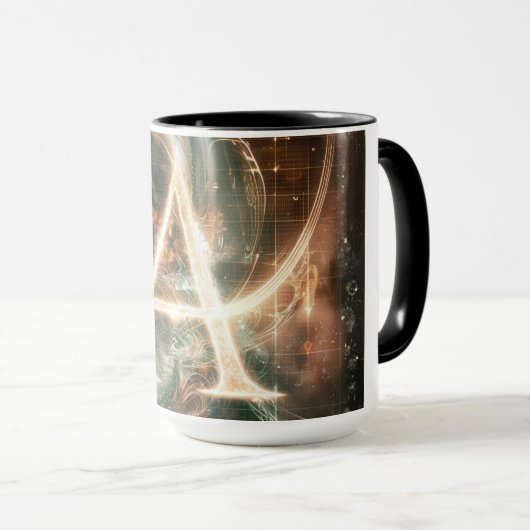 Alphabet-Tasse: "A" Tasse (VorderseiteRechts)