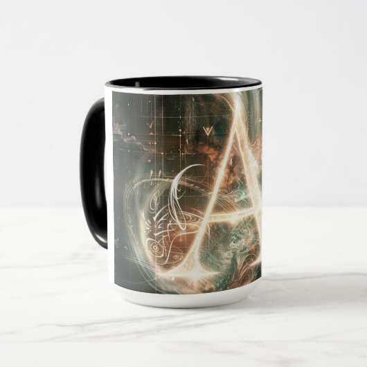 Alphabet-Tasse: "A" Tasse (Vorderseite Links)