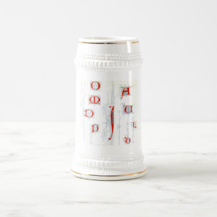 Alphabet-Tasse Bierglas