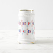 Alphabet-Tasse Bierglas (Mittel)