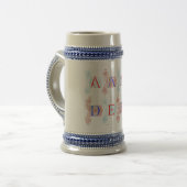 Alphabet-Tasse Bierglas (Vorderseite Links)
