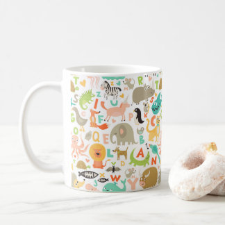 Alphabet-Tasse für Kinder Kaffeetasse
