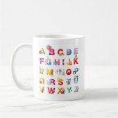 Alphabet-Tasse Kaffeetasse (Links)