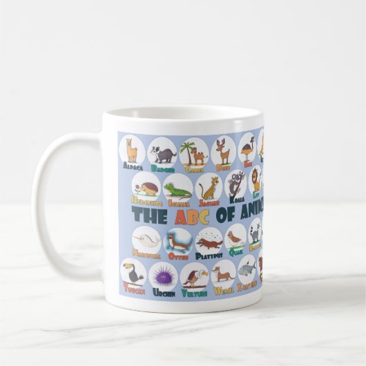 Alphabet-Tasse Kaffeetasse (Links)