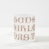 Alphabet-Tasse Mattglastasse (Mittel)