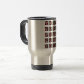 Alphabet-Tasse Reisebecher (Vorderseite Links)
