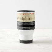 Alphabet-Tasse Reisebecher (Mittel)