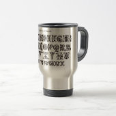 Alphabet-Tasse Reisebecher (VorderseiteRechts)