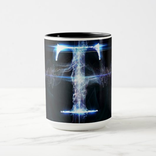 Alphabet-Tasse: 'T' Tasse (Zentrum)