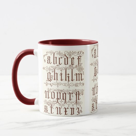Alphabet-Tasse Tasse (Links)