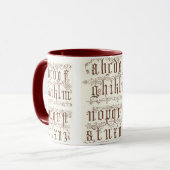 Alphabet-Tasse Tasse (Vorderseite Links)