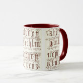 Alphabet-Tasse Tasse (VorderseiteRechts)