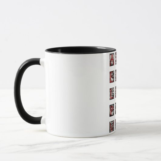 Alphabet-Tasse Tasse (Links)