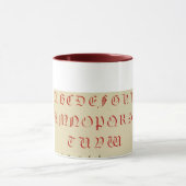 Alphabet-Tasse Tasse (Zentrum)