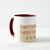 Alphabet-Tasse Tasse (Vorderseite Links)