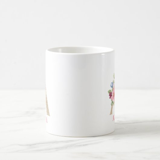 Alphabet Tasse Wasserfarbe (Mittel)