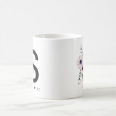 Alphabet-Tassen-Monogramm Boho Wasserfarbe der Kaffeetasse (Mittel)