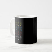 Alphabet Teacher American Sing Language Asl Chart Kaffeetasse (Vorderseite Links)