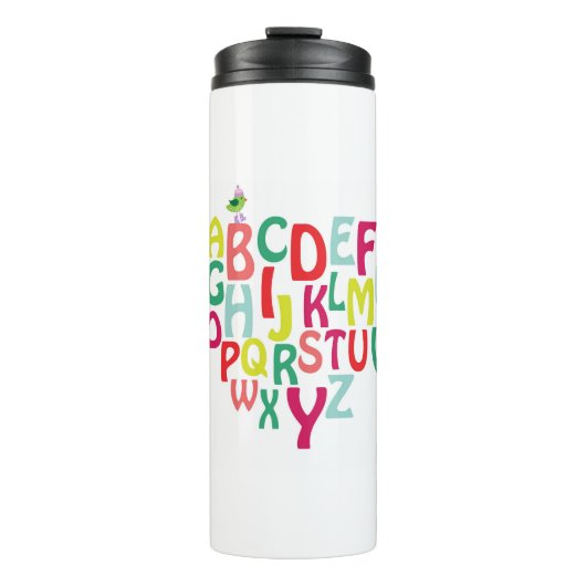 Alphabet Thermosbecher (Vorderseite)