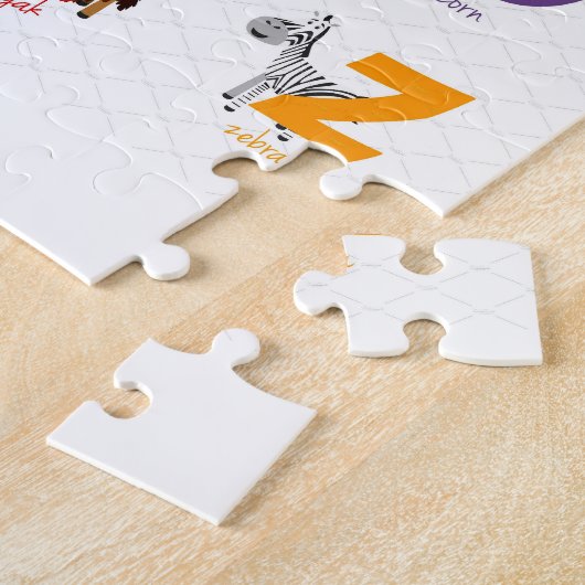 Alphabet-Tierbrief Puzzle (Seite)