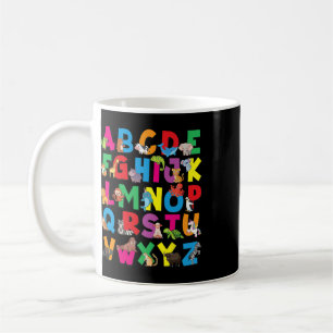 Alphabet Tiere Abcs Zoo Kinder Jungen Mädchen Lehr Kaffeetasse