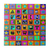 Alphabet Tile Fliese (Vorderseite)