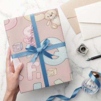Alphabet-Träume Geschenkpapier