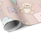 Alphabet-Träume Geschenkpapier (Rolleneckpunkt)