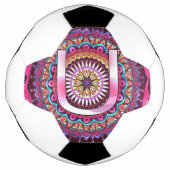Alphabet U mandala Fußball (Vorderseite)