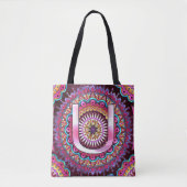 Alphabet U mandala Tasche (Vorderseite)