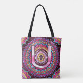 Alphabet U mandala Tasche (Rückseite)