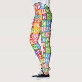 Alphabet und Zahlen Leggings (Links)