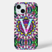 Alphabet V Case-Mate iPhone Hülle (Rückseite)