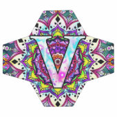 Alphabet V mandala Fußball (Flach)