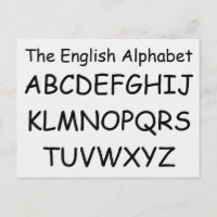 Alphabet von Janz White Smoke ABCs