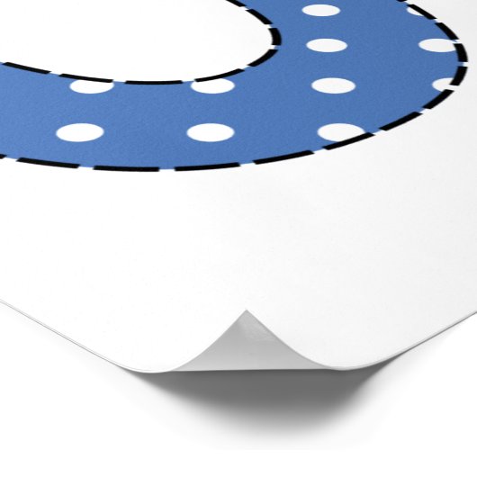 ALPHABET-Wandplakat Poster (Ecke)