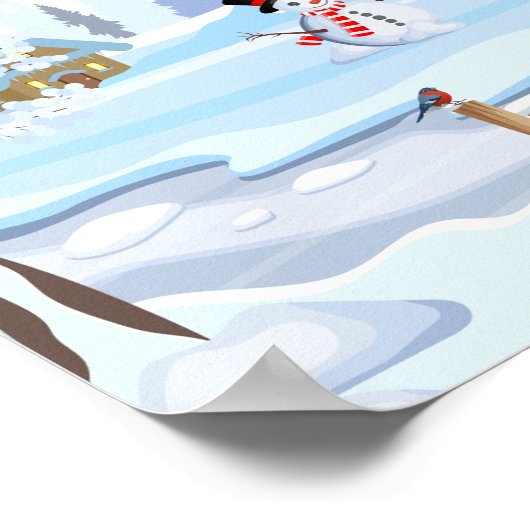 Alphabet Weihnachten Poster (Ecke)