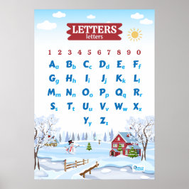 Alphabet Weihnachten Poster