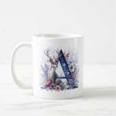 Alphabet Weihnachts Kaffee Hot Coco Tasse. Letter- Kaffeetasse (Links)