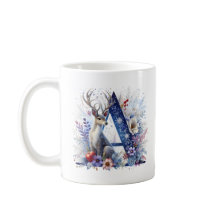 Alphabet Weihnachts Kaffee Hot Coco Tasse. Letter-