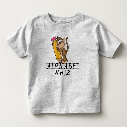 ALPHABET WHIZ KLEINKIND T-SHIRT (Vorderseite)