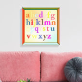 Alphabet Wrapped Canvas Leinwanddruck (Insitu (Wohnzimmer))