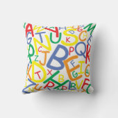 Alphabet-Wurfkissen für Kinderzimmer-Kinderzimmer Kissen (Rückseite)
