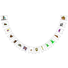 Alphabet (Yolŋu Matha - Djambarrpuyŋu) A-Ṉ (Teil Wimpelkette