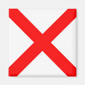 Alphabet-Zeichenbrief V (Victor) Magnet (Vorne)